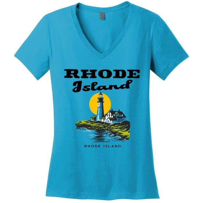 Rhode Island New England Women's V-Neck T-Shirt