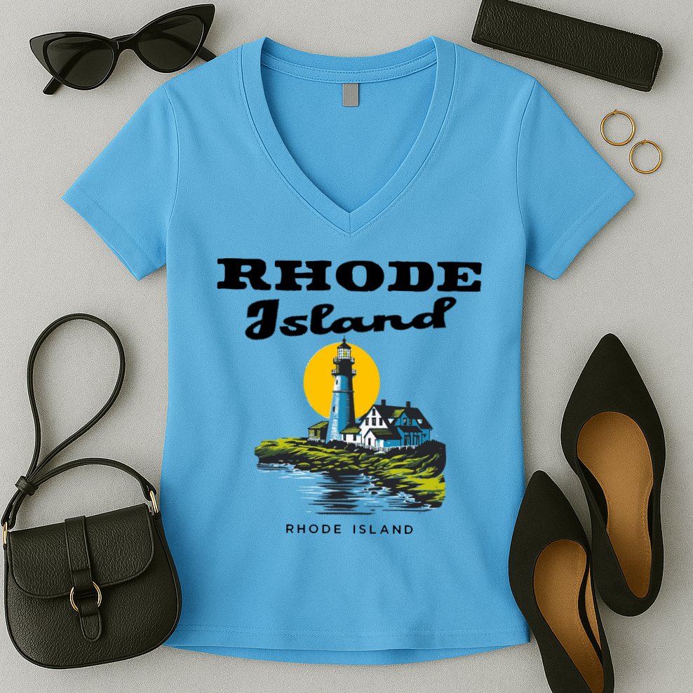 Rhode Island New England Women's V-Neck T-Shirt