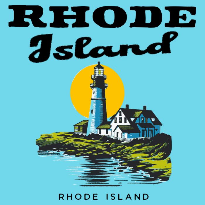 Rhode Island New England Women's V-Neck T-Shirt
