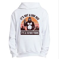 Retro ItS Not A Dad Bod ItS A Father Figure Funny Bigfoot Urban Pullover Hoodie