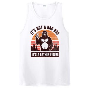 Retro ItS Not A Dad Bod ItS A Father Figure Funny Bigfoot PosiCharge Competitor Tank