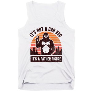 Retro ItS Not A Dad Bod ItS A Father Figure Funny Bigfoot Tank Top