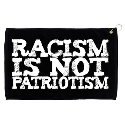 Racism Is Not Patriotism Usa Uk De Italy France Spain Japan Great Gift Grommeted Golf Towel