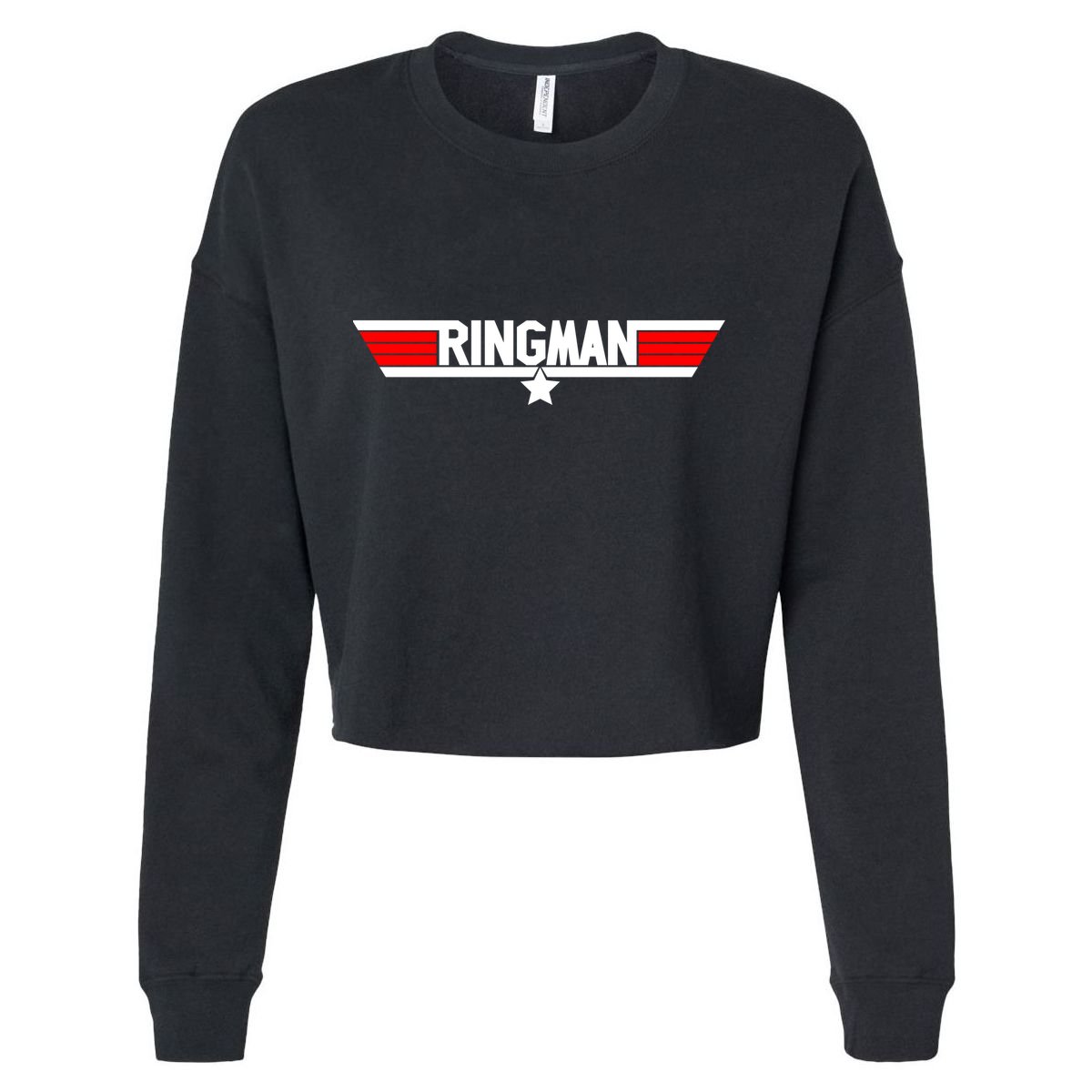Ringman Logo Cropped Pullover Crew