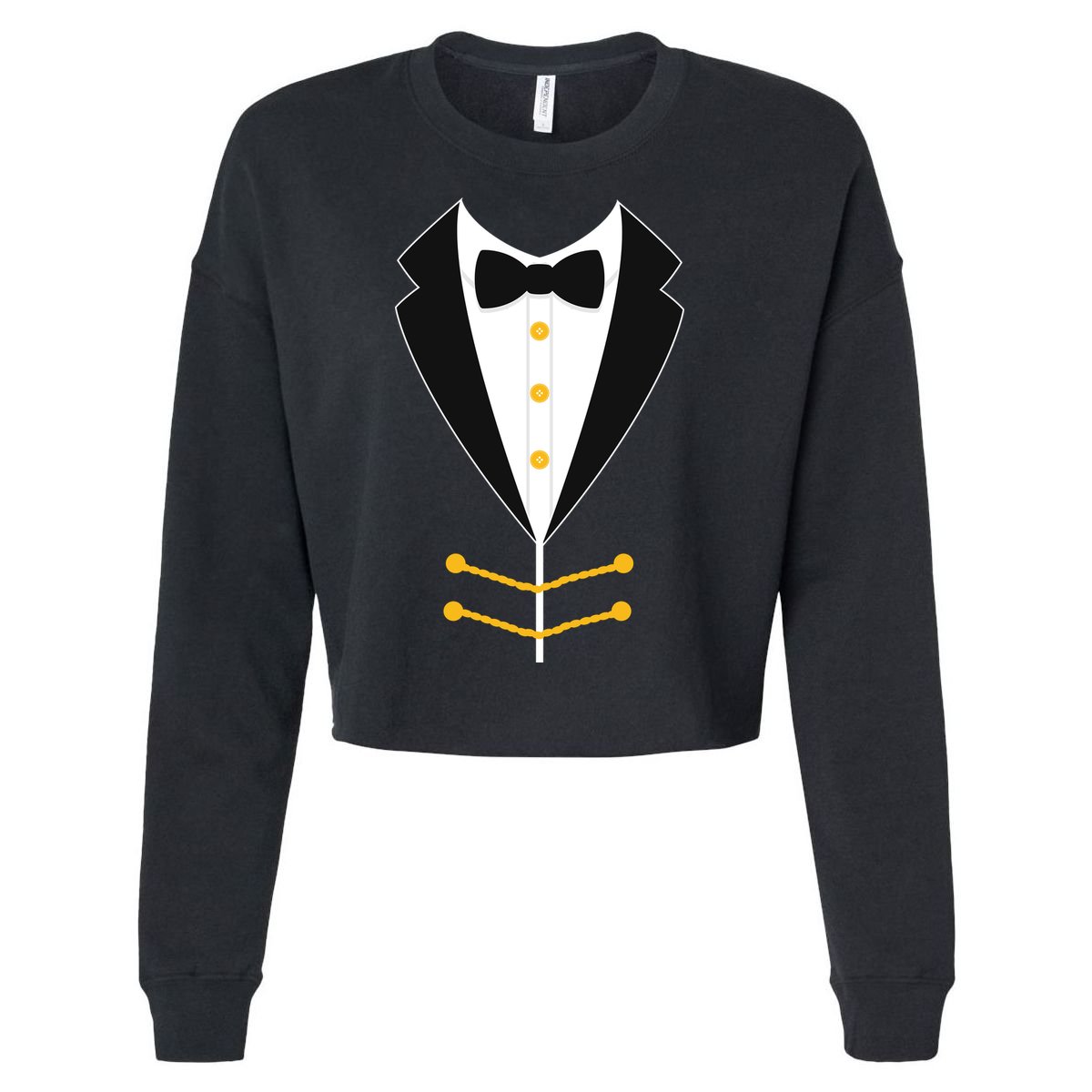 Ringmaster Costume Cropped Pullover Crew