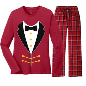 Ringmaster Costume Women's Long Sleeve Flannel Pajama Set 