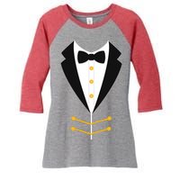 Ringmaster Costume Women's Tri-Blend 3/4-Sleeve Raglan Shirt