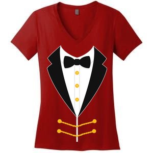 Ringmaster Costume Women's V-Neck T-Shirt