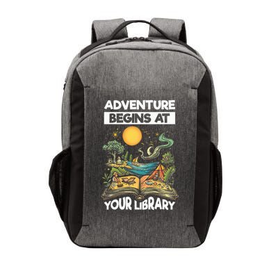 Reading Is Out There Adventure Begins At Your Library Vector Backpack