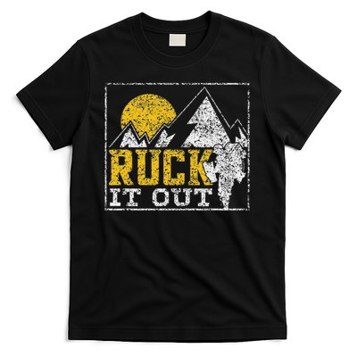 Ruck It Out Rucksack Workout Backpack Rucking T-Shirt