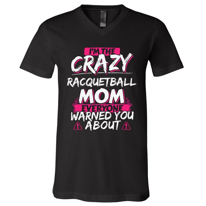 Racquetball I Only Care About Racquetball Racquetball Player V-Neck T-Shirt