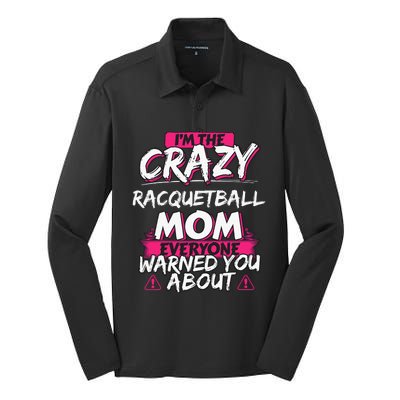 Racquetball I Only Care About Racquetball Racquetball Player Silk Touch Performance Long Sleeve Polo