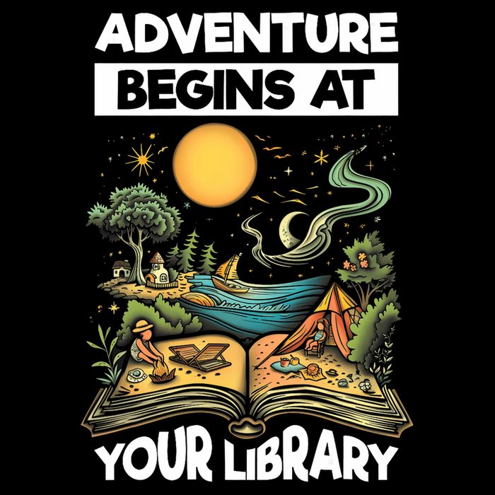 Reading Is Out There Adventure Begins At Your Library Summer 16 in Basic Backpack