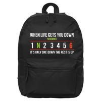 Remember ItS Only One Down The Rest Is Up 16 in Basic Backpack