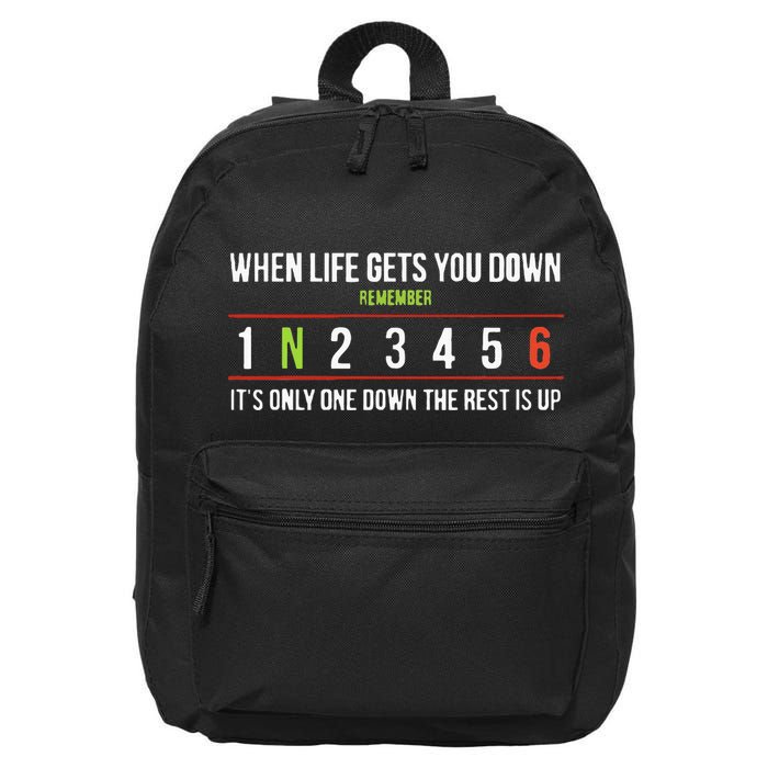 Remember ItS Only One Down The Rest Is Up 16 in Basic Backpack