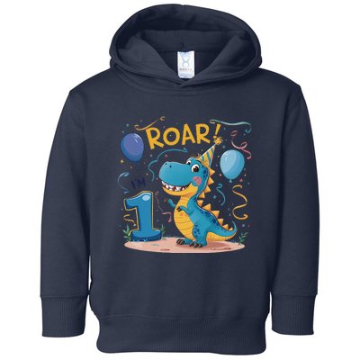 Roar IM One Baby First Birthday Celebrate Being Toddler Hoodie