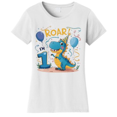 Roar IM One Baby First Birthday Celebrate Being Women's T-Shirt