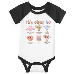 Retro Its Okay To Make Some Mistakes Infant Baby Jersey Bodysuit