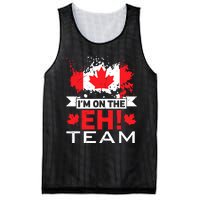 Retro Im On The Eh Team Maple Leaf Canadian Flag Canada Day Mesh Reversible Basketball Jersey Tank