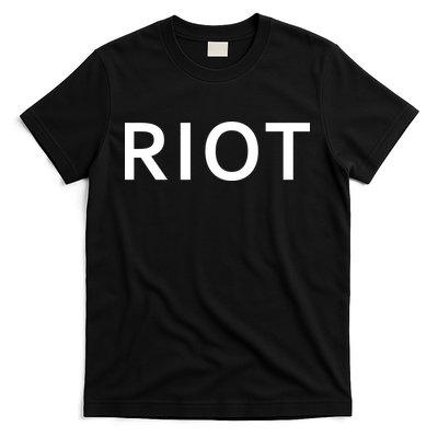 RIOT Funny Vintage Classic Logo T-Shirt