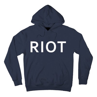 RIOT Funny Vintage Classic Logo Hoodie