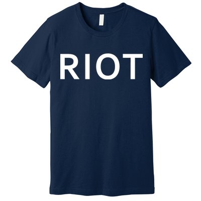 RIOT Funny Vintage Classic Logo Premium T-Shirt