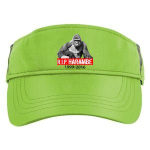 RIP Harambe Gorilla Cincinnati Zoo Adult Drive Performance Visor