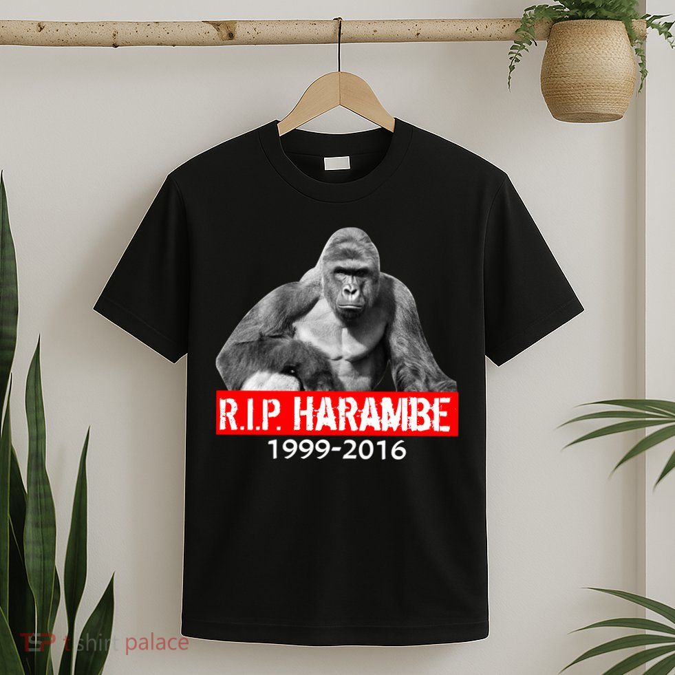 RIP Harambe Gorilla Cincinnati Zoo T-Shirt