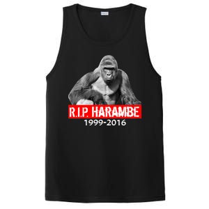 RIP Harambe Gorilla Cincinnati Zoo PosiCharge Competitor Tank