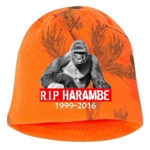 RIP Harambe Gorilla Cincinnati Zoo Kati - Camo Knit Beanie