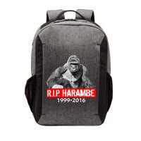 RIP Harambe Gorilla Cincinnati Zoo Vector Backpack
