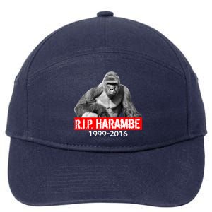 RIP Harambe Gorilla Cincinnati Zoo 7-Panel Snapback Hat