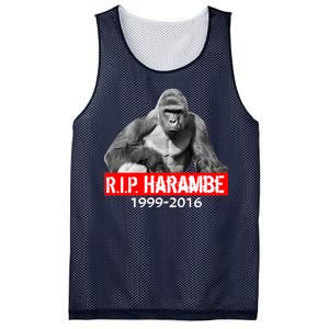 RIP Harambe Gorilla Cincinnati Zoo Mesh Reversible Basketball Jersey Tank