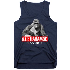 RIP Harambe Gorilla Cincinnati Zoo Tank Top