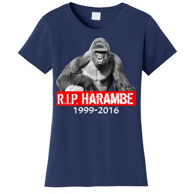 RIP Harambe Gorilla Cincinnati Zoo Women's T-Shirt