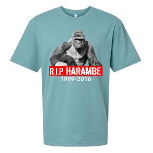 RIP Harambe Gorilla Cincinnati Zoo Sueded Cloud Jersey T-Shirt