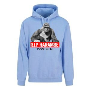 RIP Harambe Gorilla Cincinnati Zoo Unisex Surf Hoodie