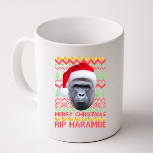 RIP Harambe Merry Ugly Christmas Sweater Coffee Mug