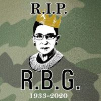 RIP Notorious RBG Ruth Bader Ginsburg 1933-2020 Legacy Tie Dye Trucker Hat