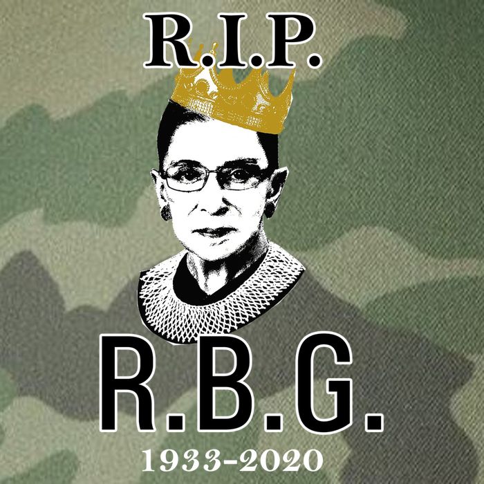 RIP Notorious RBG Ruth Bader Ginsburg 1933-2020 Legacy Tie Dye Trucker Hat