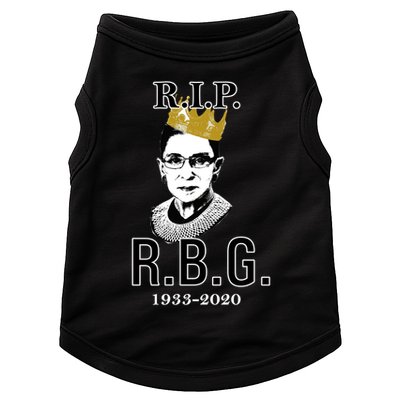RIP Notorious RBG Ruth Bader Ginsburg 1933-2020 Doggie Tank