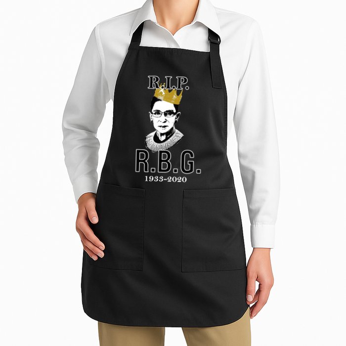 RIP Notorious RBG Ruth Bader Ginsburg 1933-2020 Apron