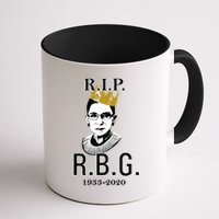 RIP Notorious RBG Ruth Bader Ginsburg 1933-2020 Mug