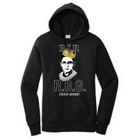 RIP Notorious RBG Ruth Bader Ginsburg 1933-2020 Women's Pullover Hoodie