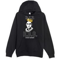 RIP Notorious RBG Ruth Bader Ginsburg 1933-2020 Premium Pullover Hoodie