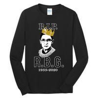 RIP Notorious RBG Ruth Bader Ginsburg 1933-2020 Tall Long Sleeve T-Shirt