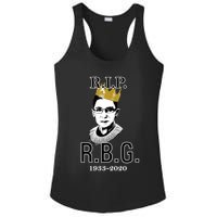 RIP Notorious RBG Ruth Bader Ginsburg 1933-2020 Ladies PosiCharge Competitor Racerback Tank