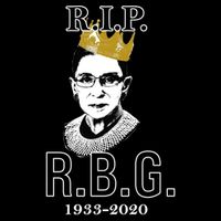 RIP Notorious RBG Ruth Bader Ginsburg 1933-2020 Mousepad