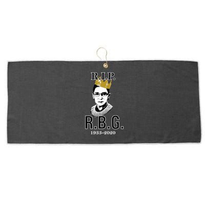 RIP Notorious RBG Ruth Bader Ginsburg 1933-2020 Large Microfiber Waffle Golf Towel