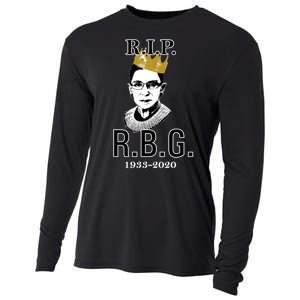 RIP Notorious RBG Ruth Bader Ginsburg 1933-2020 Cooling Performance Long Sleeve Crew